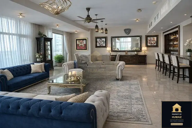 4-Bedroom Luxury Apartment (Sea Facing, 4 Bath, Suite 7) at Pearl Towers For Sale in DHA Phase 8 Karachi — Photograph 4