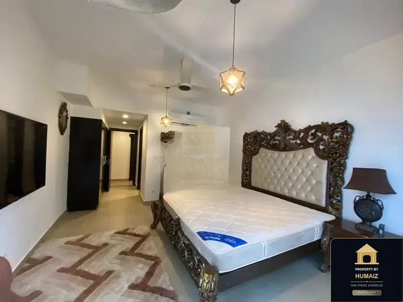 2-Bedroom Luxury Apartment (Sea Facing, 3 Bath, Suite 6) at Coral Towers For Rent in DHA Phase 8 Karachi — Property by Humaiz Architectural Asset