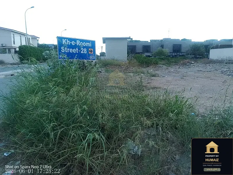 2,000 Sq. Yd. Residential Plot (West Open, Parcel 20) in DHA Phase 8 For Sale in DHA Phase 8 Karachi — Property by Humaiz Architectural Asset