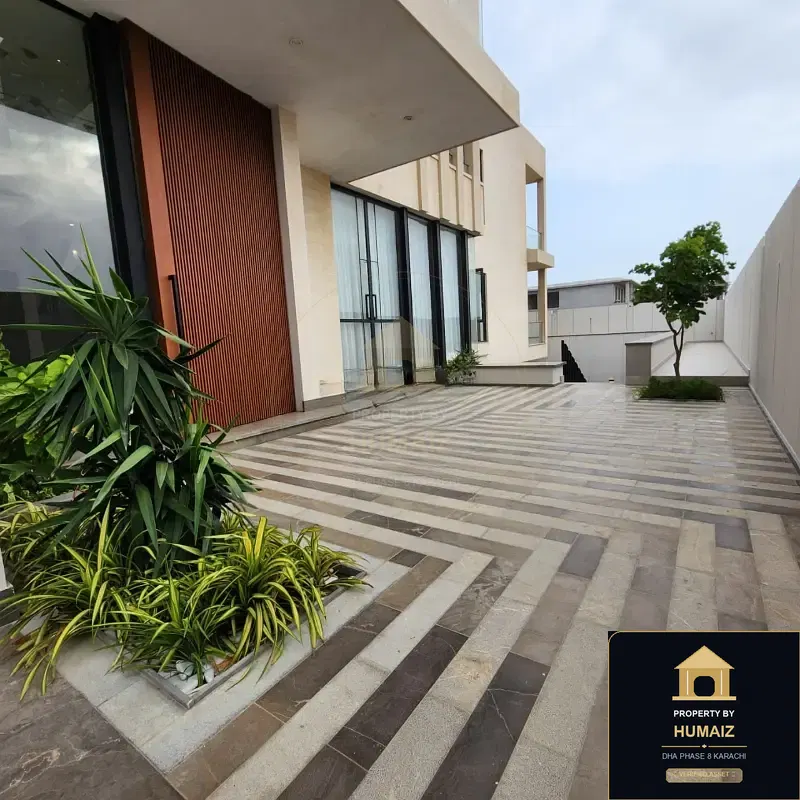 1,000 Sq. Yd. 6-Bedroom Luxury Villa (Private Pool, 6 Bath, Residence 1) in Zone B For Sale in DHA Phase 8 Karachi — Property by Humaiz Architectural Asset