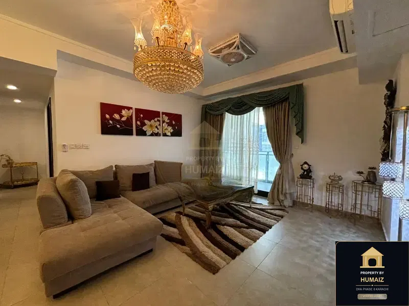 2-Bedroom Luxury Apartment (Sea Facing, 2 Bath, Suite 15) at Coral Towers For Rent in DHA Phase 8 Karachi — Photograph 2