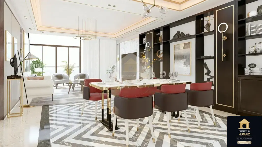 2-Bedroom Luxury Apartment (2 Bath, Suite 104) at HMR Waterfront For Sale in DHA Phase 8 Karachi — Photograph 4