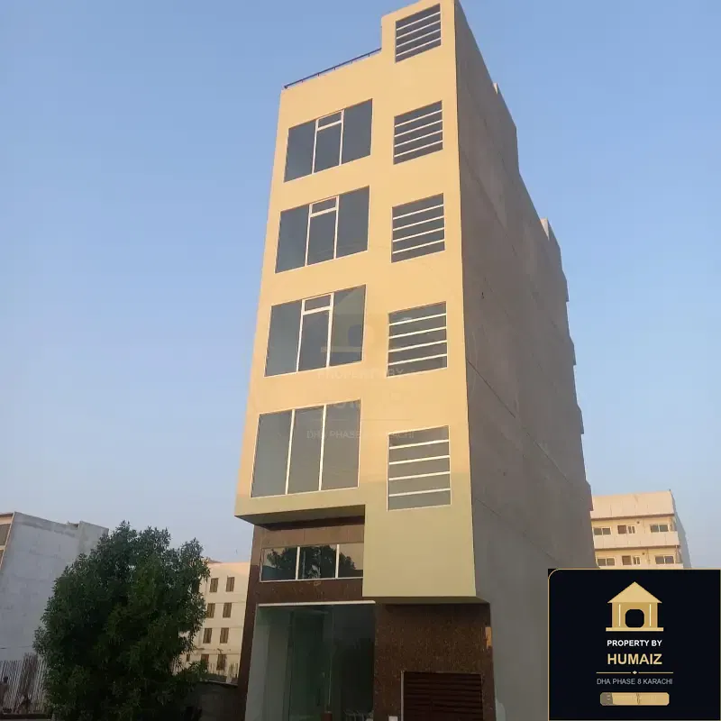 113 Sq. Yd. Corporate Office Space (Brand New, Unit 2) on Al-Murtaza Commercial For Sale in DHA Phase 8 Karachi — Property by Humaiz Architectural Asset