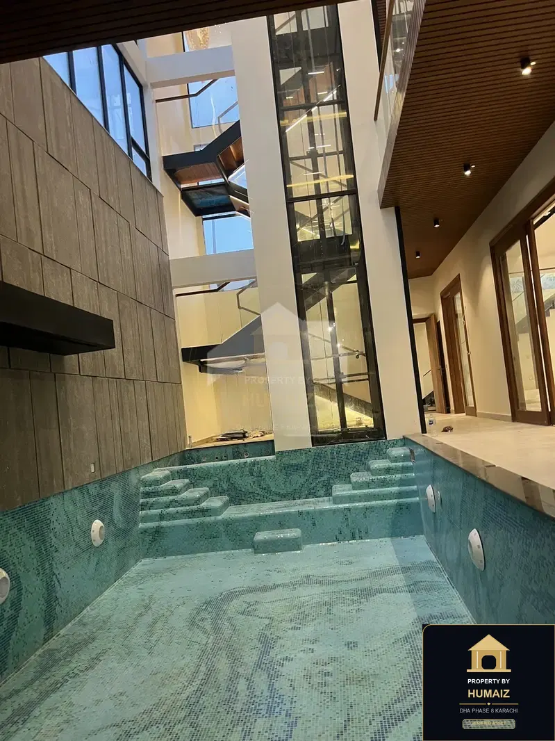 500 Sq. Yd. 6-Bedroom Luxury Villa (Private Pool, 6 Bath, Residence 5) at Creek Vistas For Sale in DHA Phase 8 Karachi — Photograph 39
