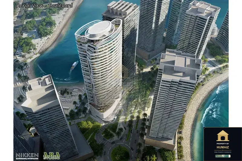 2-Bedroom Luxury Apartment (Sea Facing, 2 Bath, Suite 53) at HMR Waterfront For Sale in DHA Phase 8 Karachi — Photograph 27