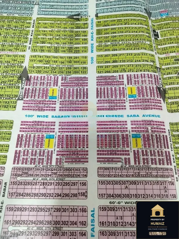 100 Sq. Yd. Commercial Plot (Parcel 69) on Peninsula Commercial For Sale in DHA Phase 8 Karachi — Property by Humaiz Architectural Asset