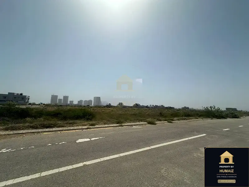 500 Sq. Yd. Residential Plot (West Open, Parcel 10) in Zone E For Sale in DHA Phase 8 Karachi — Property by Humaiz Architectural Asset