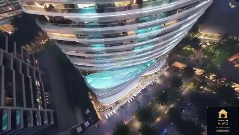 1-Bedroom Luxury Apartment (Private Pool, 1 Bath, Suite 7) at Tower A For Sale in DHA Phase 8 Karachi — Photograph 48