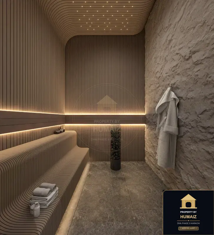 125 Sq. Yd. 1-Bedroom Luxury Villa at HMR Waterfront For Sale in DHA Phase 8 Karachi — Photograph 18