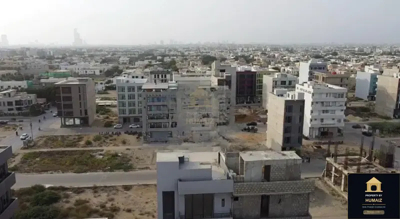 100 Sq. Yd. Commercial Plot (Corner, Parcel 63) on Peninsula Commercial For Sale in DHA Phase 8 Karachi — Photograph 2