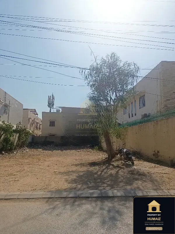 500 Sq. Yd. Residential Plot (Corner, Parcel 1) in Zone A For Sale in DHA Phase 8 Karachi — Property by Humaiz Architectural Asset
