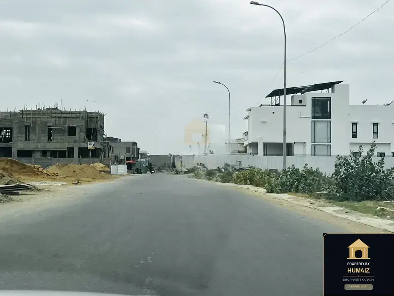 2,000 Sq. Yd. Residential Plot (Parcel 3) in Zone A For Sale in DHA Phase 8 Karachi — Property by Humaiz Architectural Asset
