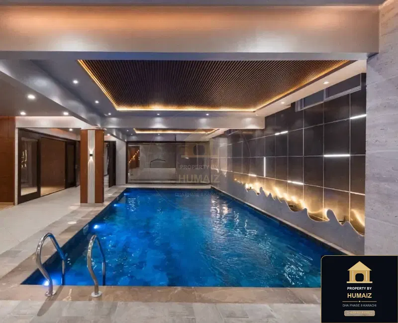 1,000 Sq. Yd. 6-Bedroom Luxury Villa (Private Pool, 7 Bath, Residence 2) in Khayaban-e-Shaheen For Sale in DHA Phase 8 Karachi — Property by Humaiz Architectural Asset