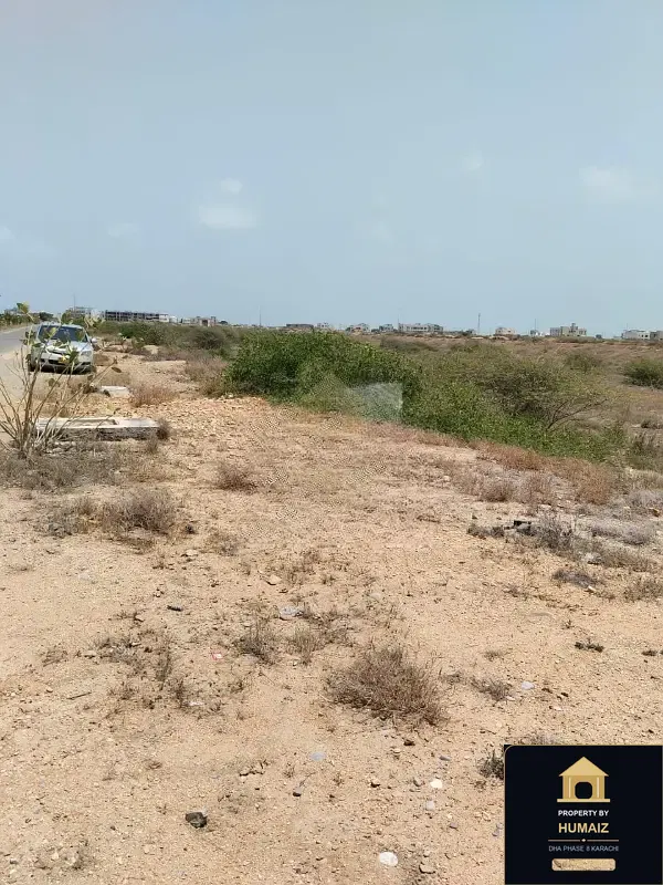 1,000 Sq. Yd. Residential Plot (West Open, Parcel 23) in Zone A For Sale in DHA Phase 8 Karachi — Property by Humaiz Architectural Asset