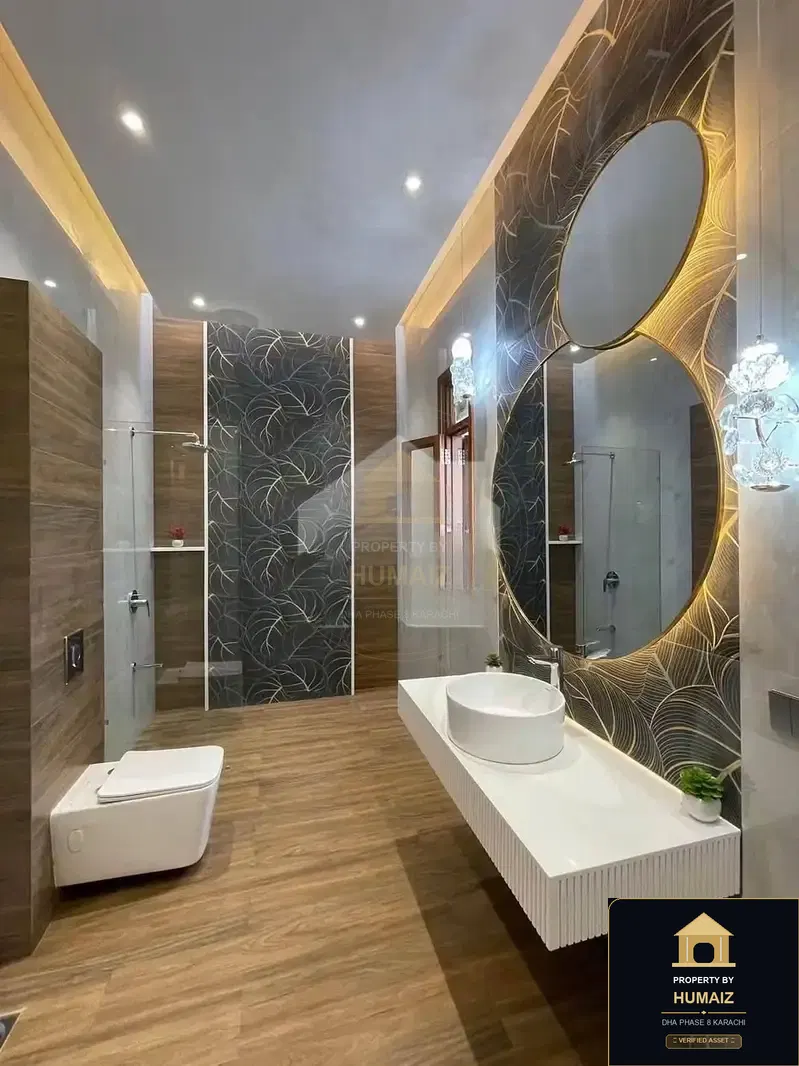 100 Sq. Yd. 4-Bedroom Luxury Villa (West Open, 5 Bath, Residence 4) in Zone B For Sale in DHA Phase 8 Karachi — Photograph 6