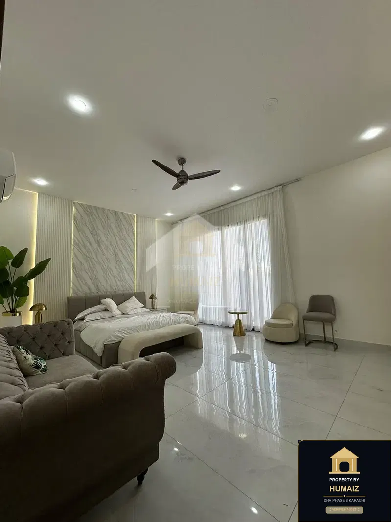 1,000 Sq. Yd. 5-Bedroom Luxury Villa (West Open, 6 Bath, Residence 1) in Zone A For Sale in DHA Phase 8 Karachi — Photograph 5