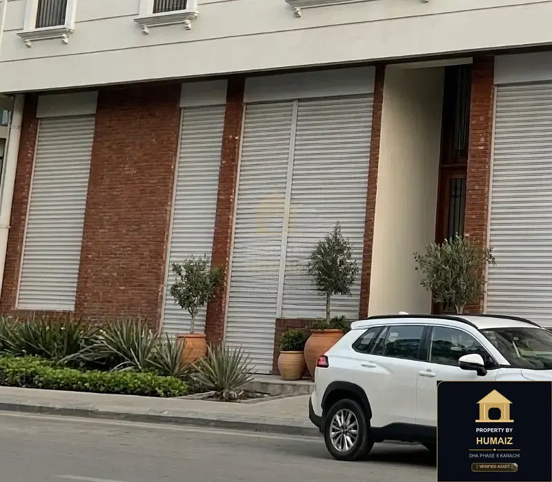 39 Sq. Yd. Commercial Retail Shop on Al-Murtaza Commercial For Sale in DHA Phase 8 Karachi — Property by Humaiz Architectural Asset