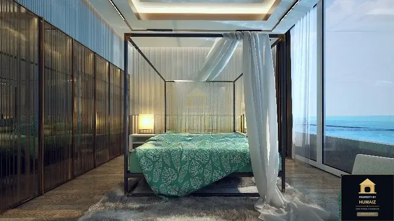 1-Bedroom Luxury Apartment (Sea Facing, 1 Bath, Suite 19) at HMR Waterfront For Sale in DHA Phase 8 Karachi — Photograph 9