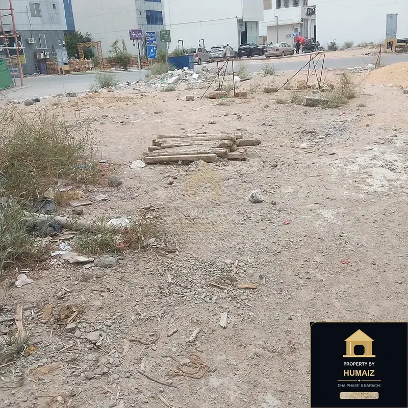 100 Sq. Yd. Commercial Plot (Parcel 7) on Zulfiqar Commercial For Sale in DHA Phase 8 Karachi — Photograph 3