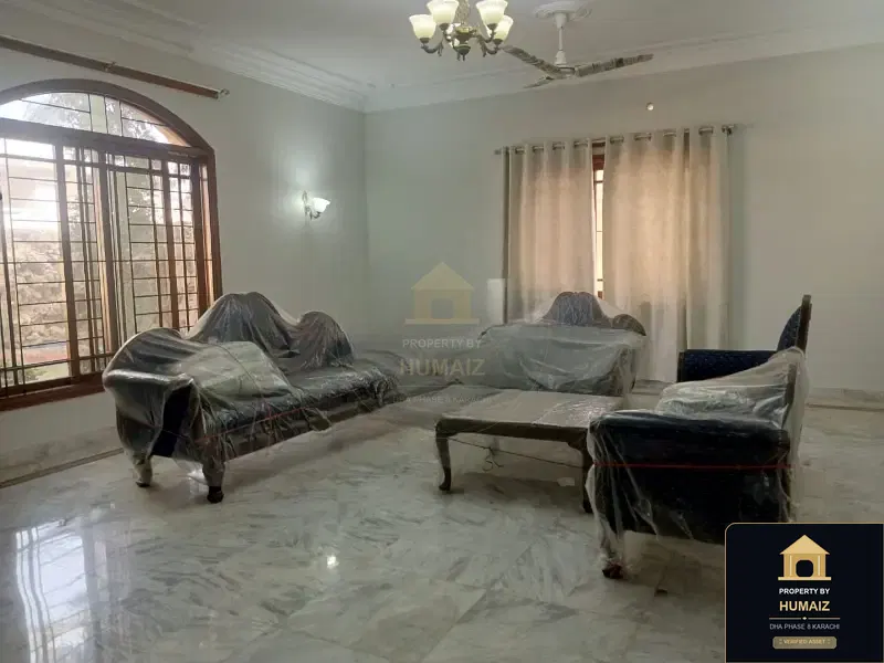 1,000 Sq. Yd. 5-Bedroom Luxury Villa (6 Bath, Residence 3) in Zone A For Sale in DHA Phase 8 Karachi — Property by Humaiz Architectural Asset