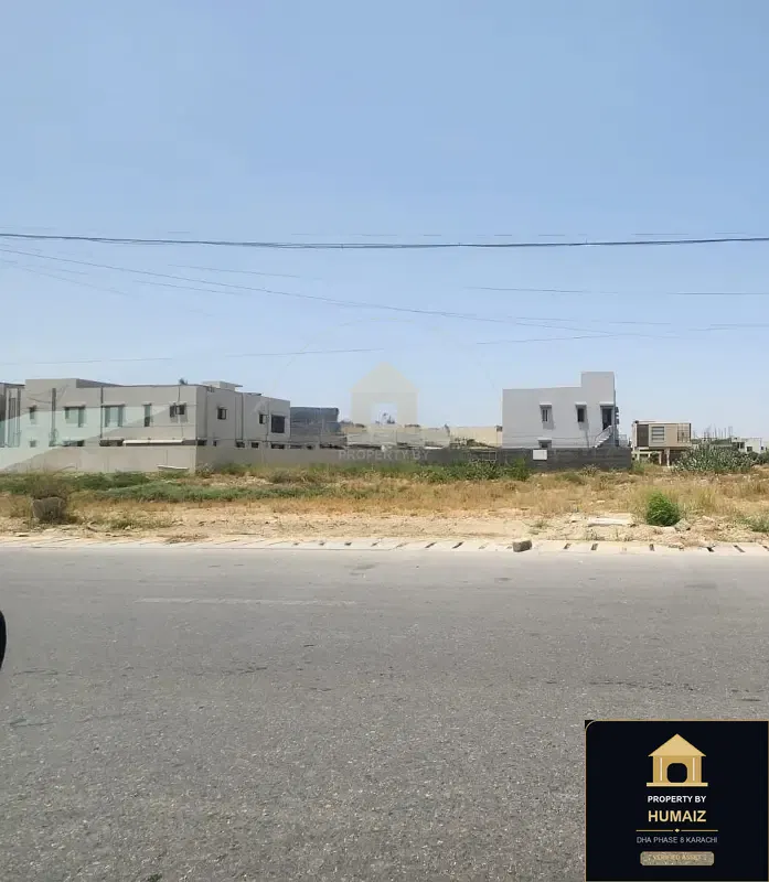 500 Sq. Yd. Residential Plot (West Open, Parcel 8) in Khayaban-e-Shujaat For Sale in DHA Phase 8 Karachi — Property by Humaiz Architectural Asset