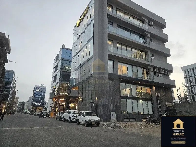 233 Sq. Yd. Corporate Office Space (Unit 2) on Zulfiqar Commercial For Rent in DHA Phase 8 Karachi — Property by Humaiz Architectural Asset