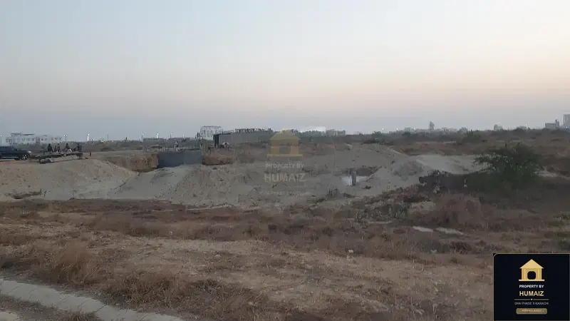 600 Sq. Yd. Residential Plot (West Open, Parcel 1) in Zone D For Sale in DHA Phase 8 Karachi — Property by Humaiz Architectural Asset