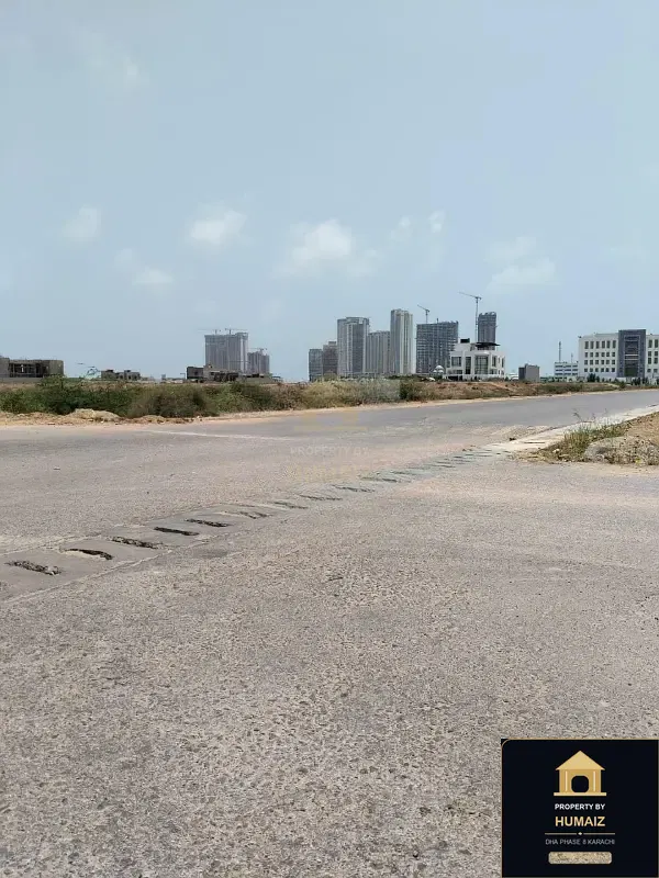 2,000 Sq. Yd. Residential Plot (West Open, Parcel 10) in Zone A For Sale in DHA Phase 8 Karachi — Property by Humaiz Architectural Asset