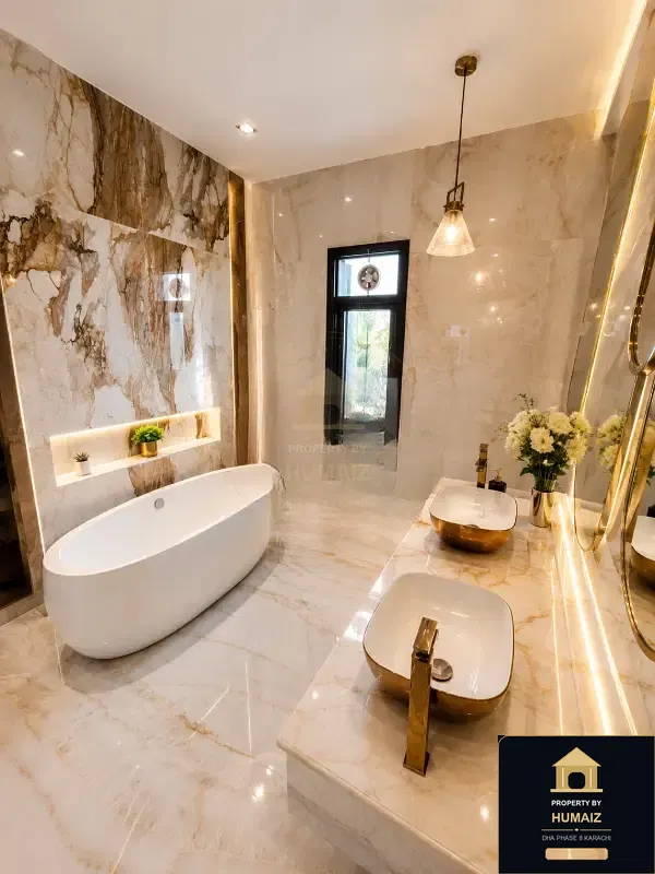 1,000 Sq. Yd. 6-Bedroom Luxury Villa (Basement, 7 Bath, Residence 15) in DHA Phase 8 For Rent in DHA Phase 8 Karachi — Property by Humaiz Architectural Asset