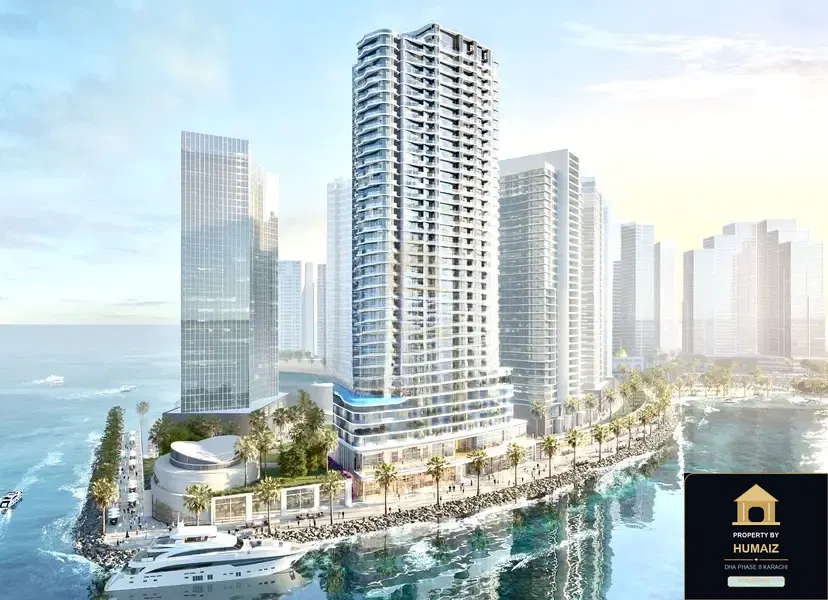 2-Bedroom Luxury Apartment (Sea Facing, 4 Bath, Suite 2) at HMR Waterfront For Sale in DHA Phase 8 Karachi — Photograph 5