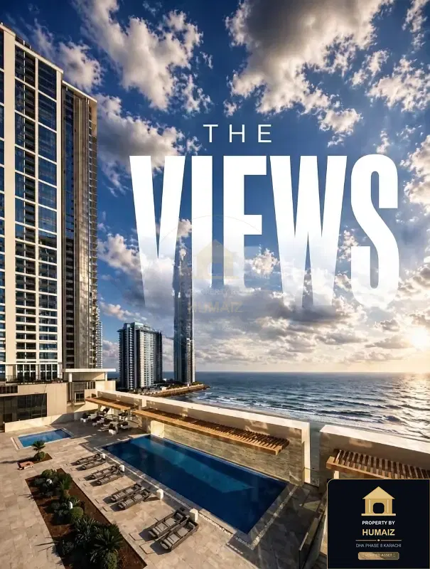 4-Bedroom Luxury Apartment (Sea Facing, 6 Bath, Suite 1) at The Views For Rent in DHA Phase 8 Karachi — Photograph 2