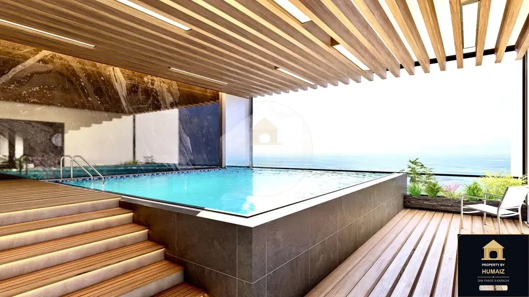 1-Bedroom Luxury Apartment (Sea Facing, 2 Bath, Suite 3) at HMR Waterfront For Sale in DHA Phase 8 Karachi — Photograph 18