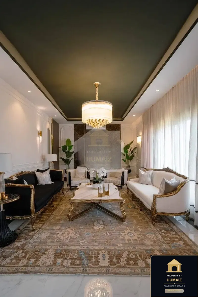 1,000 Sq. Yd. 6-Bedroom Luxury Villa (Private Pool, 6 Bath, Residence 13) in Zone A For Sale in DHA Phase 8 Karachi — Photograph 4