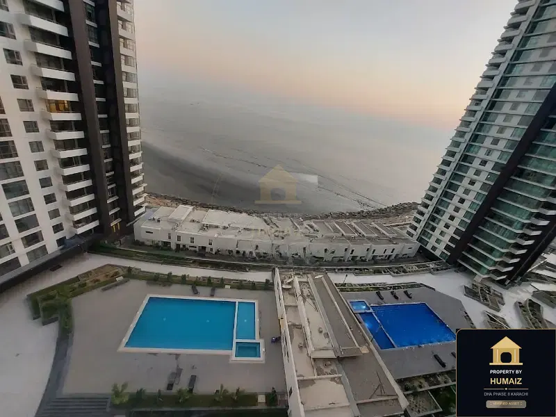 3-Bedroom Luxury Apartment (4 Bath, Suite 2) at Reef Towers For Rent in DHA Phase 8 Karachi — Property by Humaiz Architectural Asset