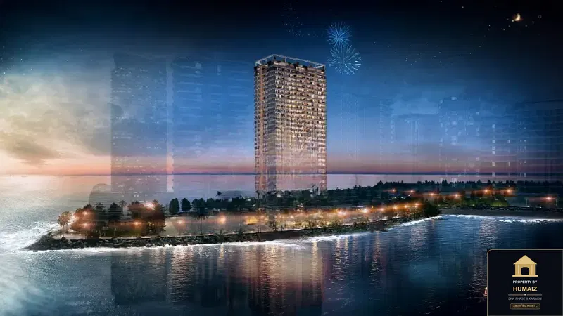 2-Bedroom Luxury Apartment (Sea Facing, 2 Bath, Suite 47) at HMR Waterfront For Sale in DHA Phase 8 Karachi — Photograph 2