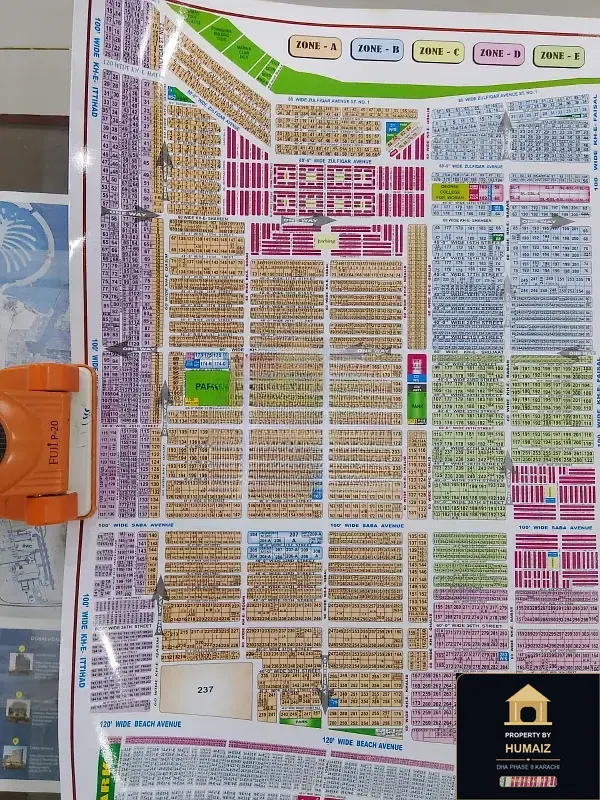 200 Sq. Yd. Commercial Plot (Parcel 3) on Al-Murtaza Commercial For Sale in DHA Phase 8 Karachi — Photograph 3