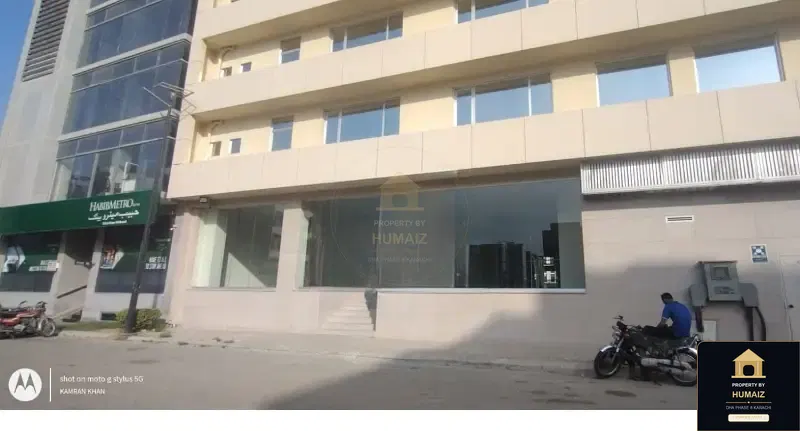 306 Sq. Yd. Commercial Retail Shop on Zulfiqar Commercial For Rent in DHA Phase 8 Karachi — Property by Humaiz Architectural Asset