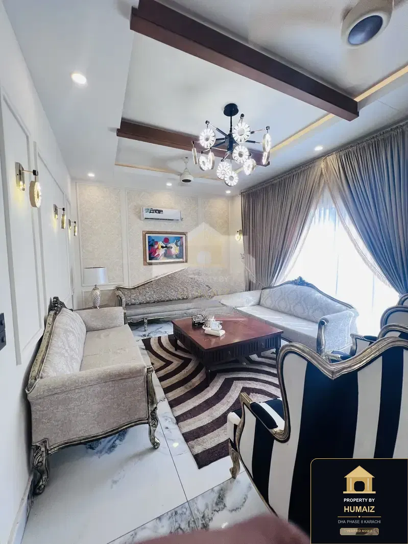 500 Sq. Yd. 6-Bedroom Luxury Villa (West Open, 6 Bath, Residence 102) in DHA Phase 8 For Sale in DHA Phase 8 Karachi — Photograph 2