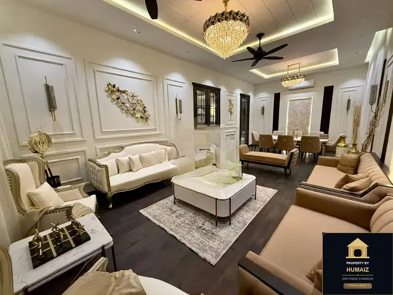 500 Sq. Yd. 5-Bedroom Luxury Villa (Private Pool, 6 Bath, Residence 1) in Khayaban-e-Shujaat For Sale in DHA Phase 8 Karachi — Photograph 6