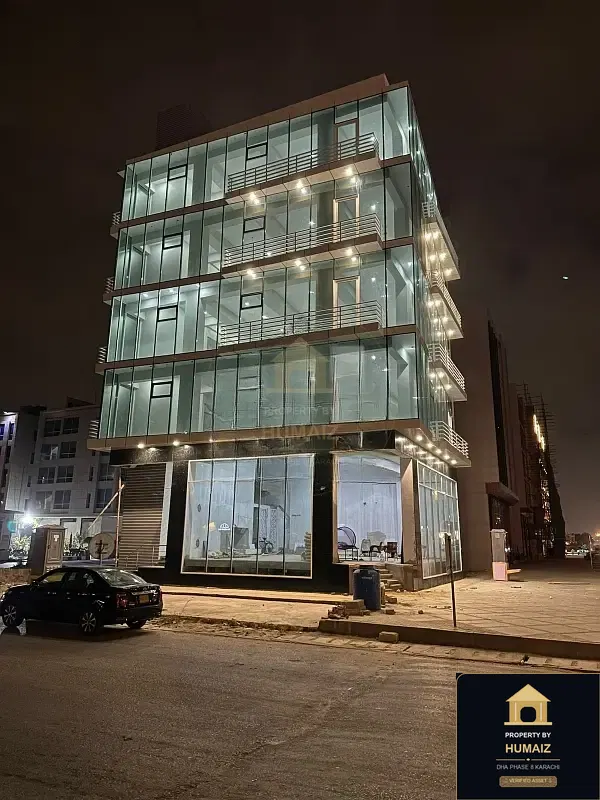 244 Sq. Yd. Corporate Office Space in Khayaban-e-Shaheen For Rent in DHA Phase 8 Karachi — Property by Humaiz Architectural Asset