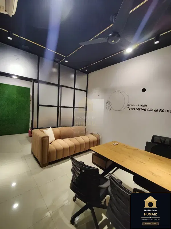 61 Sq. Yd. Corporate Office Space (1 Bath, Unit 3) on Zulfiqar Commercial For Rent in DHA Phase 8 Karachi — Photograph 2