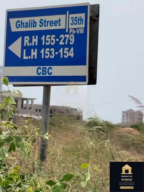 2,000 Sq. Yd. Residential Plot (West Open, Parcel 9) in Zone A For Sale in DHA Phase 8 Karachi — Photograph 3