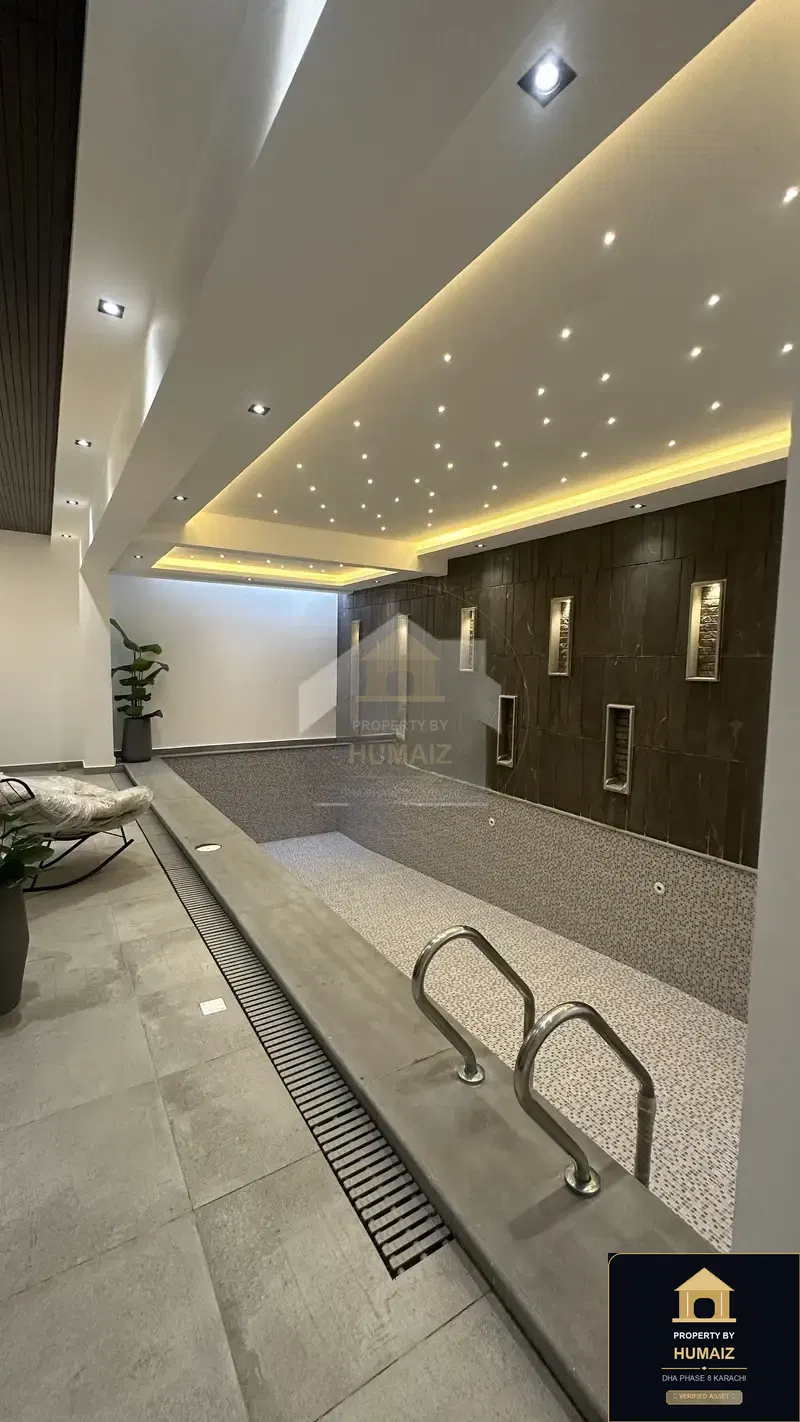 500 Sq. Yd. 5-Bedroom Luxury Villa (Private Pool, 6 Bath, Residence 71) in DHA Phase 8 For Sale in DHA Phase 8 Karachi — Property by Humaiz Architectural Asset
