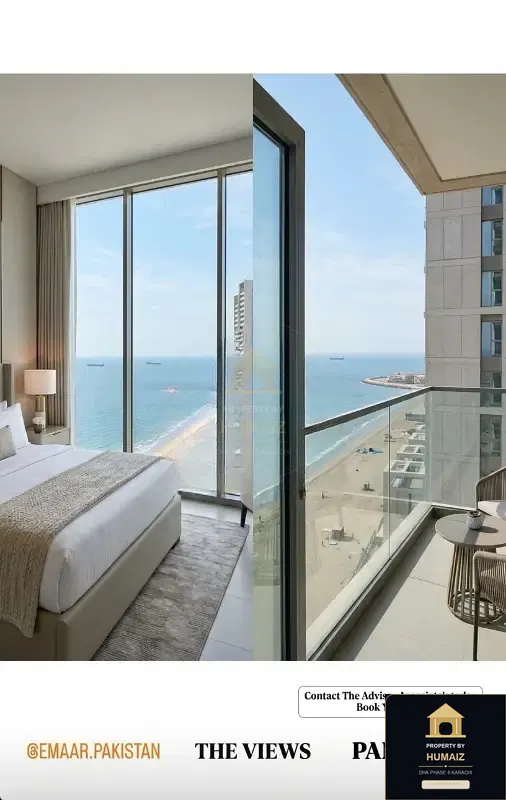 3-Bedroom Luxury Apartment (Sea Facing, 4 Bath, Suite 4) at Panorama For Sale in DHA Phase 8 Karachi — Photograph 3