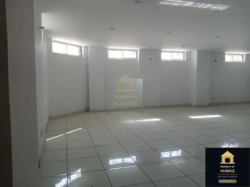 356 Sq. Yd. Commercial Retail Shop (Basement, 1 Bath, Unit 1) on Al-Murtaza Commercial For Rent in DHA Phase 8 Karachi — Property by Humaiz Architectural Asset