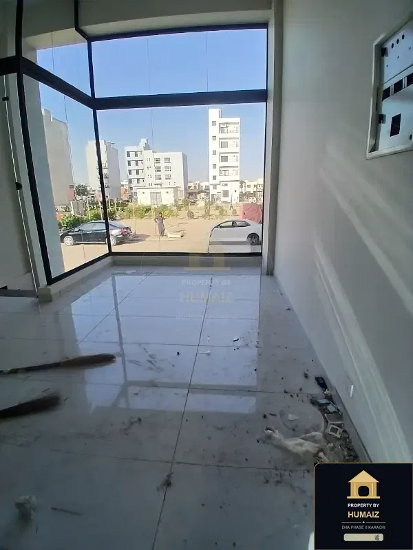 100 Sq. Yd. Commercial Retail Shop (Boulevard Facing, Unit 1) on Zulfiqar Commercial For Rent in DHA Phase 8 Karachi — Property by Humaiz Architectural Asset