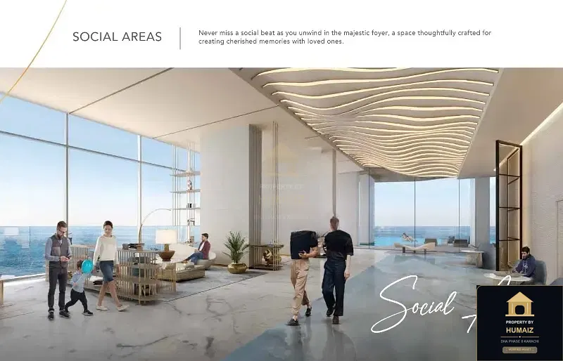 1-Bedroom Luxury Apartment (Sea Facing, 1 Bath, Suite 18) at HMR Waterfront For Sale in DHA Phase 8 Karachi — Photograph 10