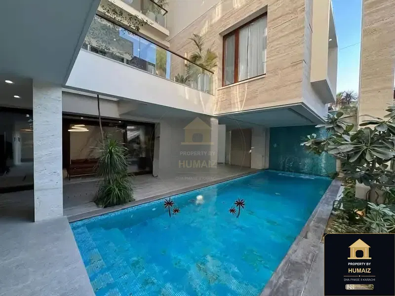 1,000 Sq. Yd. 7-Bedroom Luxury Villa (Private Pool, 6 Bath, Residence 1) in DHA Phase 8 For Sale in DHA Phase 8 Karachi — Property by Humaiz Architectural Asset