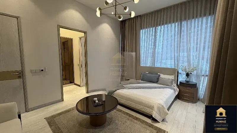 1-Bedroom Luxury Apartment (Sea Facing, 2 Bath, Suite 68) at HMR Waterfront For Sale in DHA Phase 8 Karachi — Photograph 9