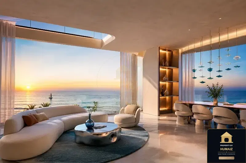 1-Bedroom Luxury Apartment (Sea Facing, 2 Bath, Suite 25) at HMR Waterfront For Sale in DHA Phase 8 Karachi — Photograph 17